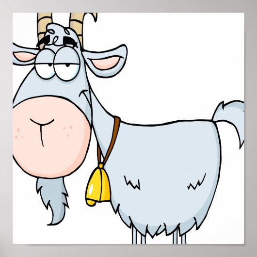 gekke cartoon billy geitenvlees poster (Voorkant)