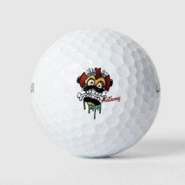 Gekke Cartoon Golfballen