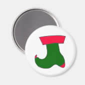 Gekke Cartoon kous Magneet (Voorkant / Achterkant)