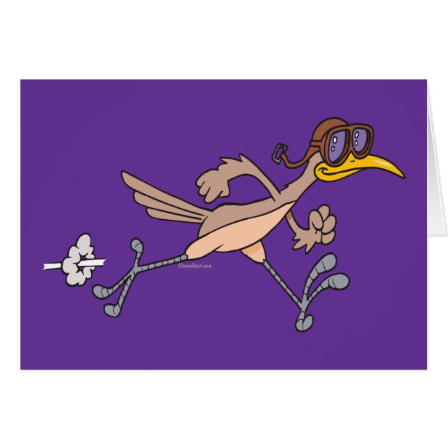 gekke cartoon van landvogels (Voorkant Horizontaal)