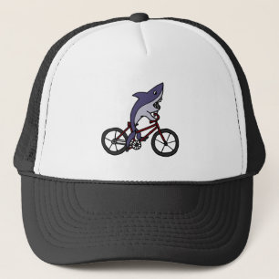 Gekke Cartoon voor rondstrooien met haaienrooster Trucker Pet