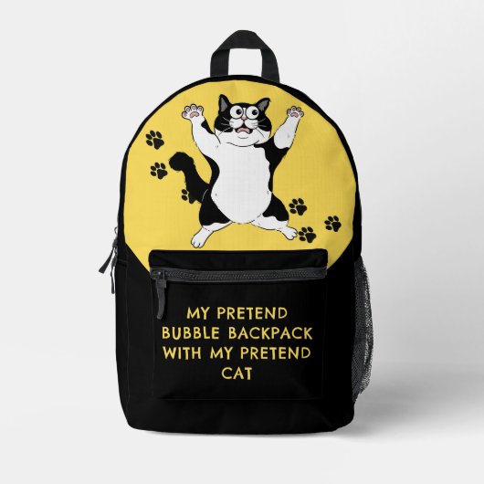 Gekke Cat Rugzak (Voorkant)