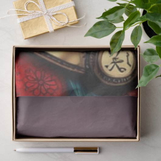 Gekke Chihuahua Steampunk Hond Helder Gekleurd Tissuepapier (Geschenk)