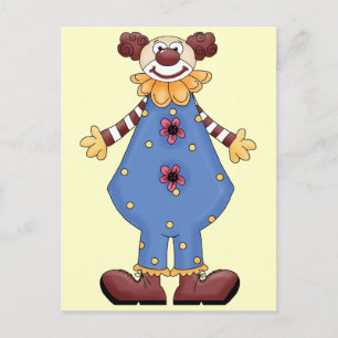 Gekke Circus Clown Briefkaart
