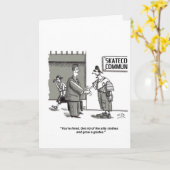 Gekke Clothes Gefeliciteerd humor wenskaart Kaart (Gele Bloem)