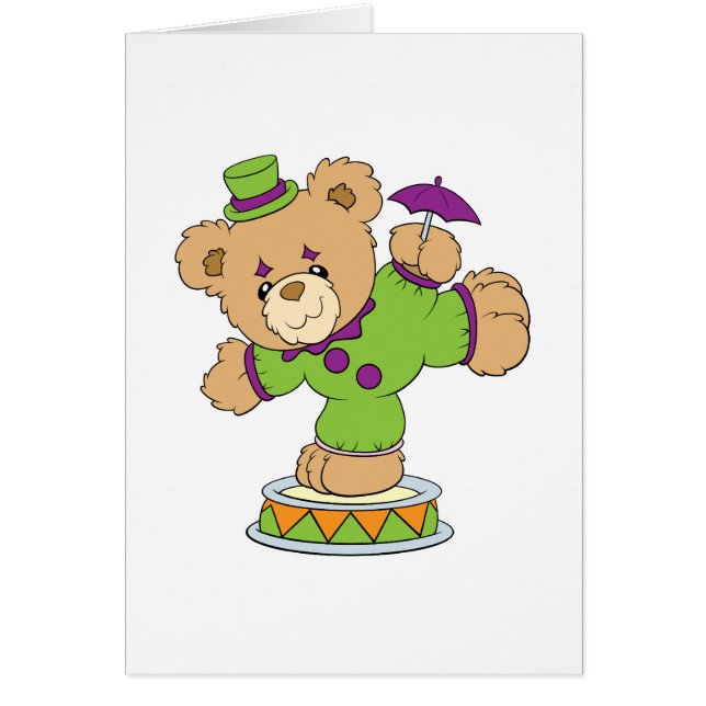 Gekke Clown Teddy Bear (Voorkant)