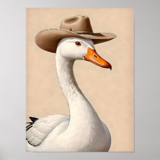 Gekke cowboygans - eigenzinnige Westerne muurkunst Poster