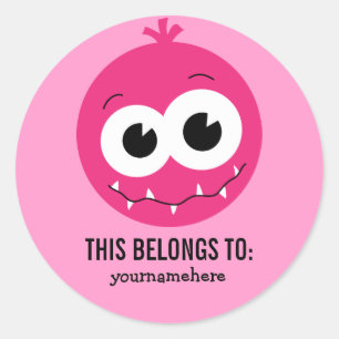Gekke Cute Monster DEZE BEHOORT TOT Sticker