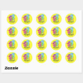Gekke Cute Monster DEZE BEHOORT TOT Sticker (Vel)