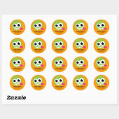 Gekke Cute Monster DEZE BEHOORT TOT Sticker (Vel)