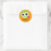 Gekke Cute Monster DEZE BEHOORT TOT Sticker (Tas)