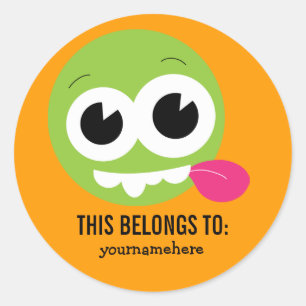 Gekke Cute Monster DEZE BEHOORT TOT Sticker