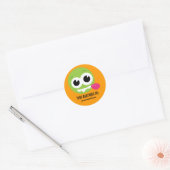 Gekke Cute Monster DEZE BEHOORT TOT Sticker (Envelop)