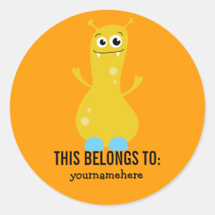 Gekke Cute Monster DEZE BEHOORT TOT Sticker