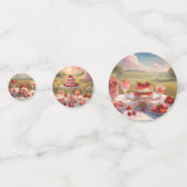 Gekke decadente Strawberry Shortcake party Confetti (Voorkanten)