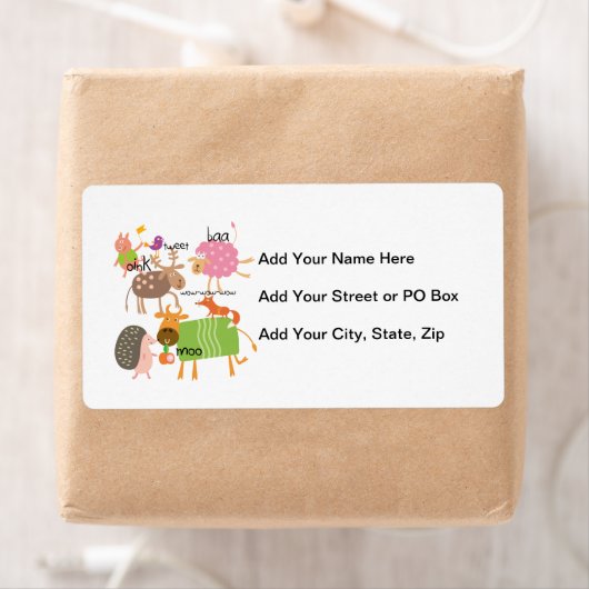 Gekke Dieren Etiket (Insitu)