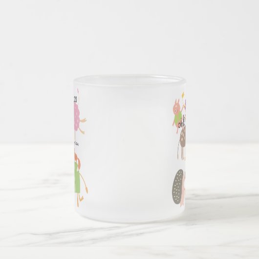 Gekke Dieren Matglas Koffiemok (Center)