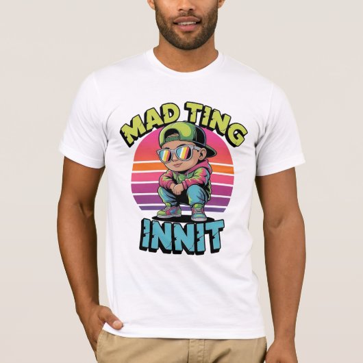 Gekke Ding Toch UK Slang T-shirt (Voorkant)