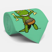 gekke dino stropdas (Opgerold)
