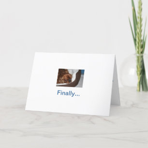 Gekke Dog Retirement Kaart