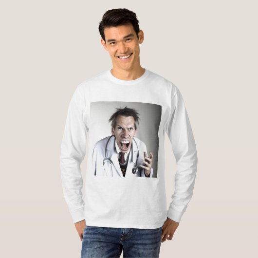 gekke dokter t-shirt (Voorkant volledig)