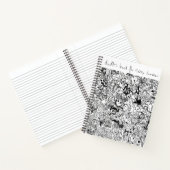 gekke doodskop notitieboek (Binnen)