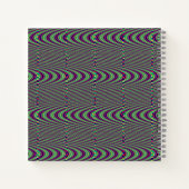 Gekke draaiing..... notitieboek (Achterkant)