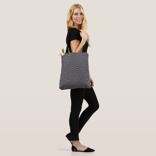 Gekke draaiing..... tote bag (Op model)