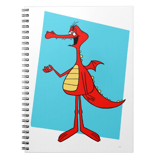 Gekke draak notitieboek (Voorkant)
