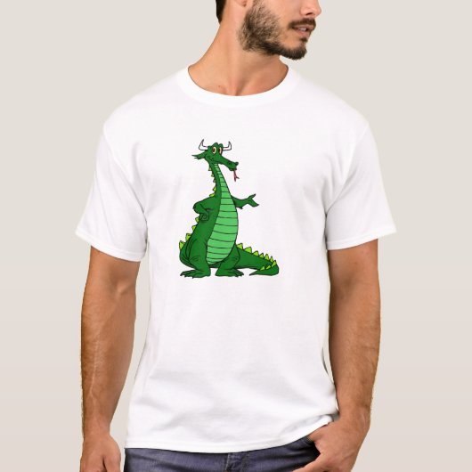 Gekke Dragon Green T-shirt (Voorkant)