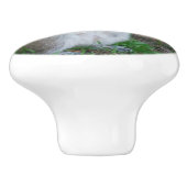 Gekke eekhoorn keramische knop (Zijkant)