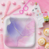 Gekke Eenhoorn Vierkante Papieren Bord (Feest)