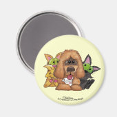 Gekke en Tig met Sassie-Pet Adoptie is LIEFDE Magneet (Voorkant / Achterkant)