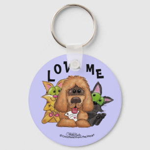 Gekke en Tig met Sassie-Pet Adoptie is LIEFDE Sleutelhanger