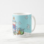 Gekke Eric kerstMok Koffiemok (Voorkant rechts)