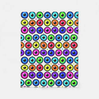 Gekke Eyes Fleece Blanket Deken