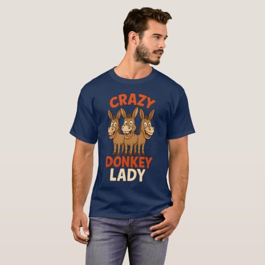 GEKKE EZEL DAME T-SHIRT (Voorkant volledig)