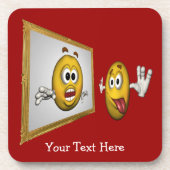 Gekke Face Funny Onderzetter set (Voorkant)