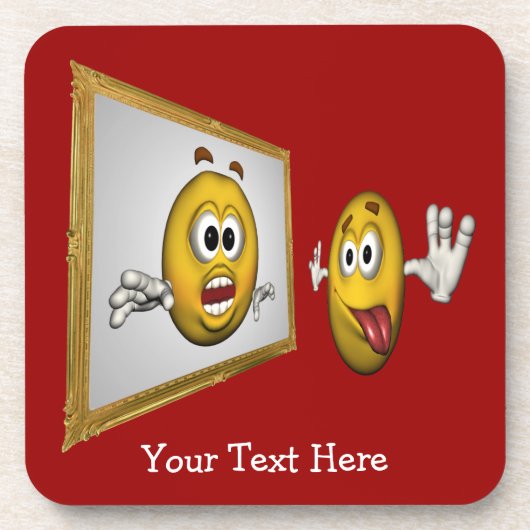 Gekke Face Funny Onderzetter set (Voorkant)