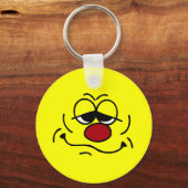 Gekke Face Grumpey Sleutelhanger (Voorkant)