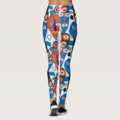 Gekke factoren geïnspireerd door Picasso Retro Mod Leggings (Achterkant)