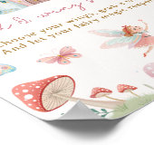 Gekke Fairy Wand en Wings Station Verjaardag Poster (Hoek)