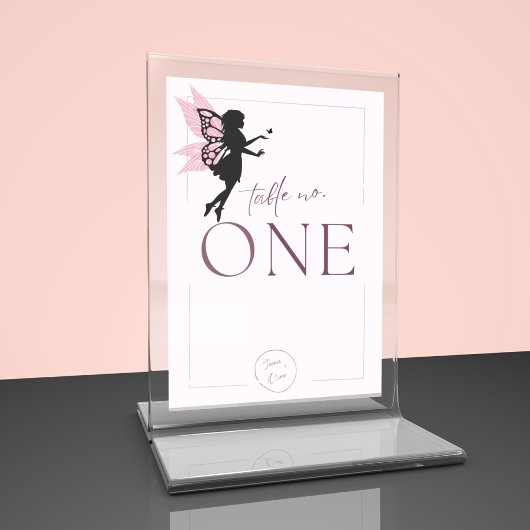 Gekke fee verjaardagstafel Geen Platte kaart