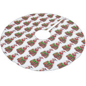 Gekke Funny Christmas Santa Claus Elf Kind Kerstboom Rok (Gekanteld)