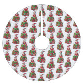 Gekke Funny Christmas Santa Claus Elf Kind Kerstboom Rok (Voorkant)