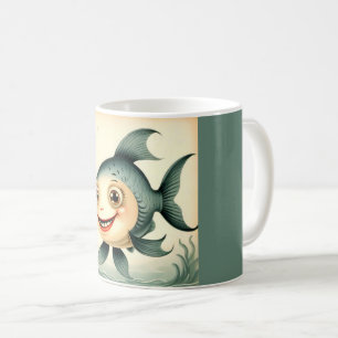 Gekke Funny Fish Coffee Mok