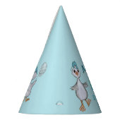 Gekke Gans 1e Verjaardag Blue Boy's Feesthoedjes (Links)