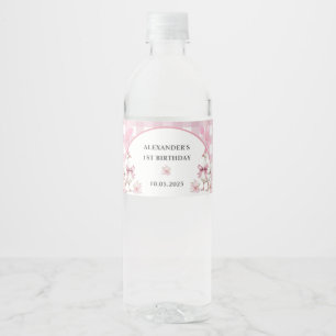 Gekke Gans 1e Verjaardag Party Water Bottle Label Waterfles Etiket