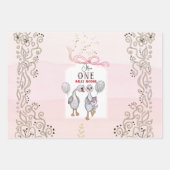 Gekke Gans 1e Verjaardag Wrapping Paper Set (Voorkant)