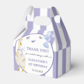 Gekke Gans 1e Verjaardagsfeest Bedankdoosjes (Voorkant Zijde)